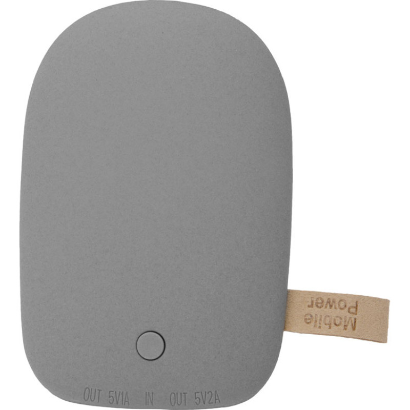 Универсальное зарядное устройство power bank в форме камня. 7800MAH. gray (Р)