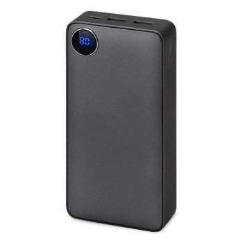 Внешний аккумулятор «Mild Pro» c быстрой зарядкой QC/PD, 20 000 mAh, серый (Р)