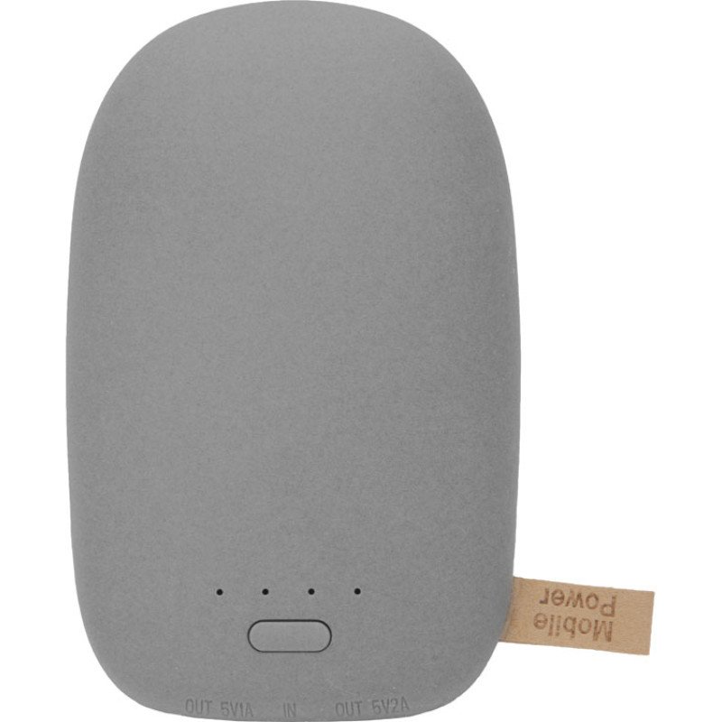 Внешний аккумулятор в форме камня «Stone», 10400 mAh, серый Внешний аккумулятор в форме камня «Stone», 10400 mAh, серый