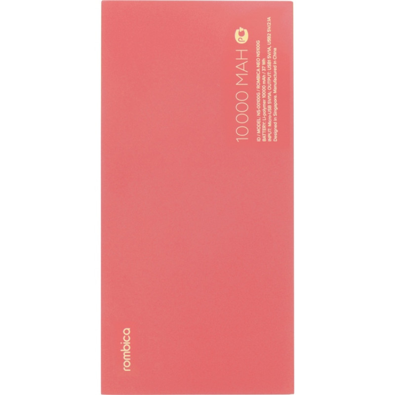 Внешний аккумулятор Rombica NEO NS100R, красный