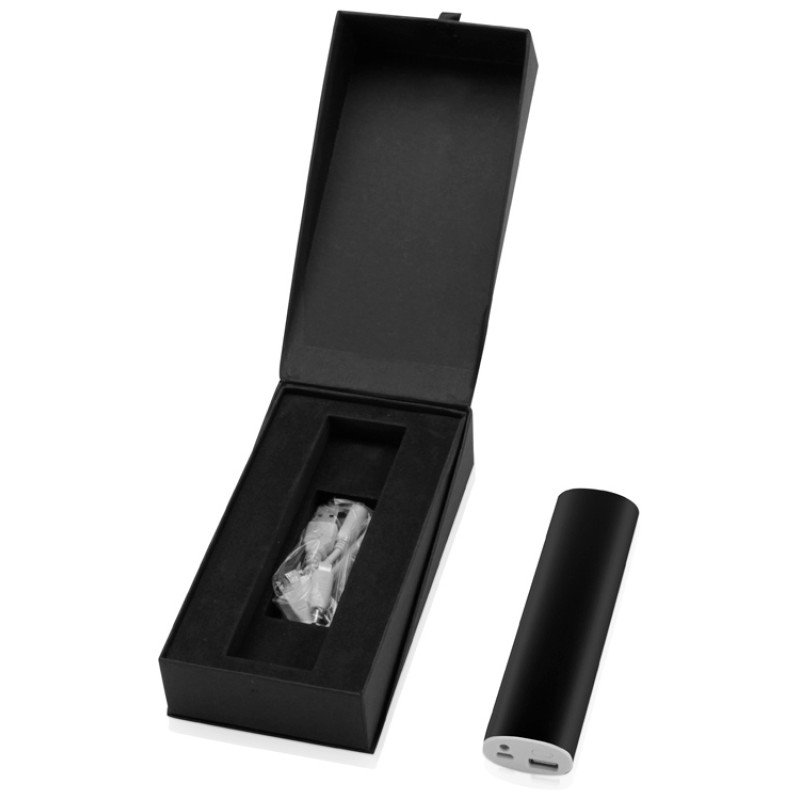 Портативное зарядное устройство "Спайк", 8000 mAh, черный