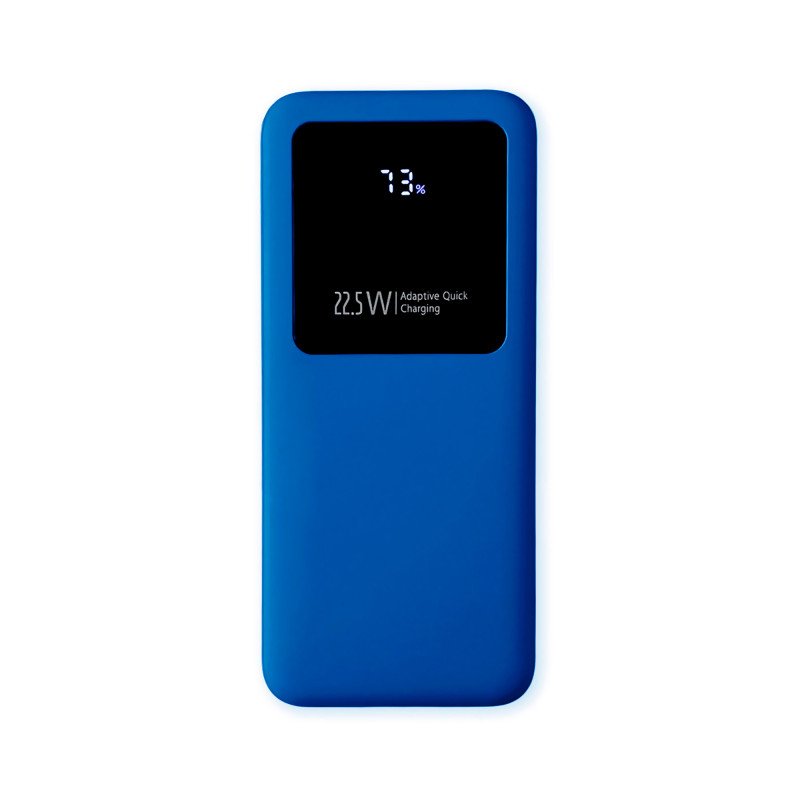 Внешний аккумулятор Kris soft touch, 10000mAh (Синий) Внешний аккумулятор Kris soft touch, 10000mAh (Синий)