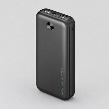 Внешний АКБ NRG Power V2 10000 мА-ч, 2A, 2xUSB, черный, Deppa