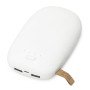 Внешний аккумулятор в форме камня «Stone», 10400 mAh, белый