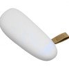 PB_Small_stone Универсальное зарядное устройство power bank в форме камня. 2600MAH. Белый