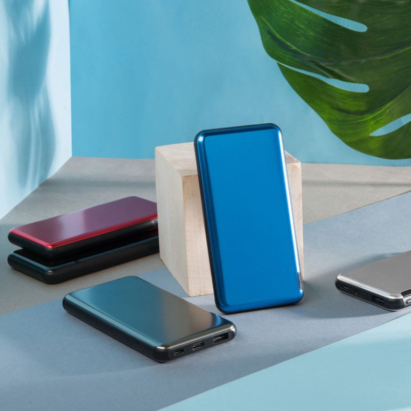 Внешний аккумулятор «Forge» v.2, металл, 10000mah, серебристый Внешний аккумулятор «Forge» v.2, металл, 10000mah, серебристый