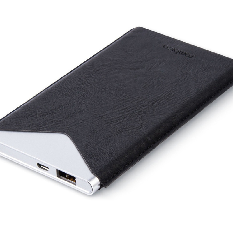 Внешний аккумулятор Rombica NEO AX70L, 7 000 мАч, алюминий, серебристый, чехол