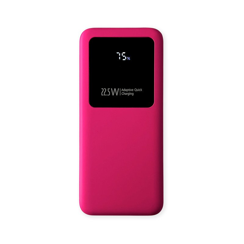 Внешний аккумулятор Kris soft touch, 10000mAh (Розовый) Внешний аккумулятор Kris soft touch, 10000mAh (Розовый)