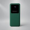Внешний аккумулятор Kris soft touch, 10000mAh (Тёмно-зелёный)