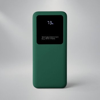 Внешний аккумулятор Kris soft touch, 10000mAh (Тёмно-зелёный)