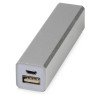 Портативное зарядное устройство "Брадуэлл", 2200 mAh, серебристый