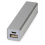 Портативное зарядное устройство "Брадуэлл", 2200 mAh, серебристый
