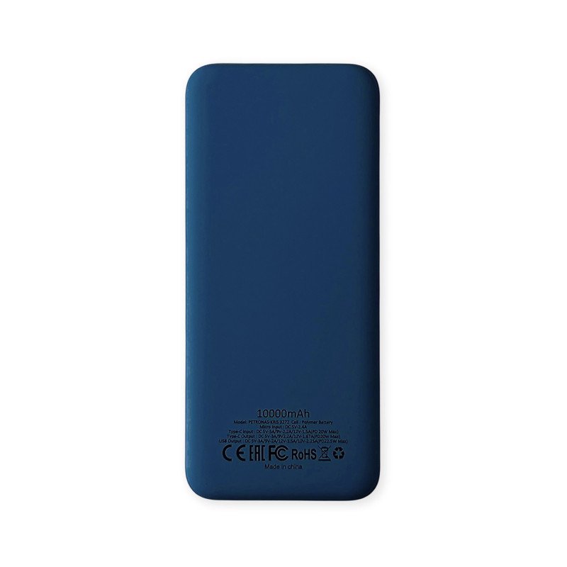 Внешний аккумулятор Kris soft touch, 10000mAh (Тёмно-синий) Внешний аккумулятор Kris soft touch, 10000mAh (Тёмно-синий)