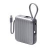 Внешний АКБ NRG Turbo Cable 10000 mAh, 22,5Вт, графит, Deppa Внешний АКБ NRG Turbo Cable 10000 mAh, 22,5Вт, графит, Deppa