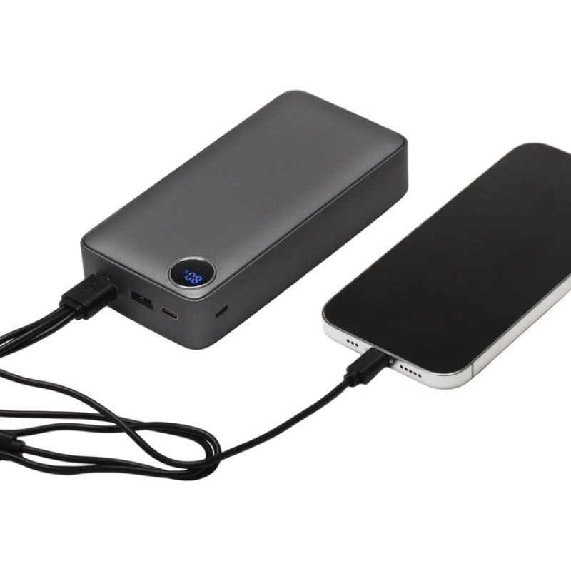 Внешний аккумулятор «Mild Pro» c быстрой зарядкой QC/PD, 20 000 mAh, серый (Р) Внешний аккумулятор «Mild Pro» c быстрой зарядкой QC/PD, 20 000 mAh, серый (Р)