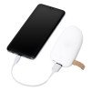 Внешний аккумулятор в форме камня «Stone», 5200 mAh, белый