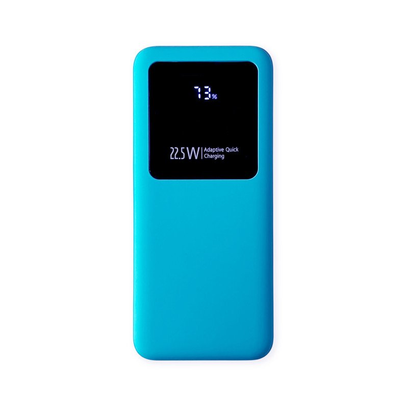 Внешний аккумулятор Kris soft touch, 10000mAh (Голубой) Внешний аккумулятор Kris soft touch, 10000mAh (Голубой)