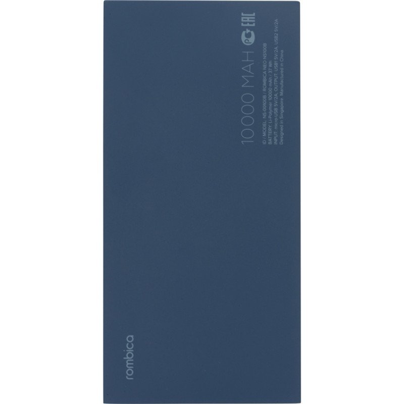 Внешний аккумулятор Rombica NEO NS100B, синий