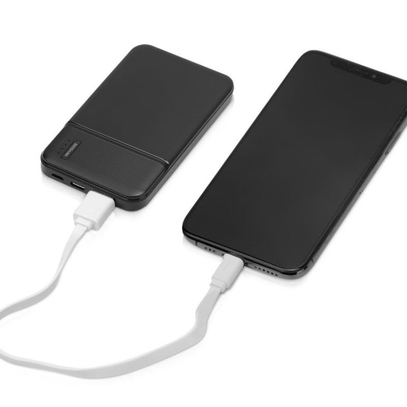 Внешний аккумулятор Evolt "Mosaic", 5000 mAh, черный