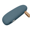 PB_Small_stone Универсальное зарядное устройство power bank в форме камня. 2600MAH. Темно-синий (чистый хлястик)