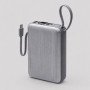 Внешний АКБ NRG Turbo Cable 20000 mAh, 22,5Вт, графит, Deppa