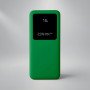Внешний аккумулятор Kris soft touch, 10000mAh (Зелёный)