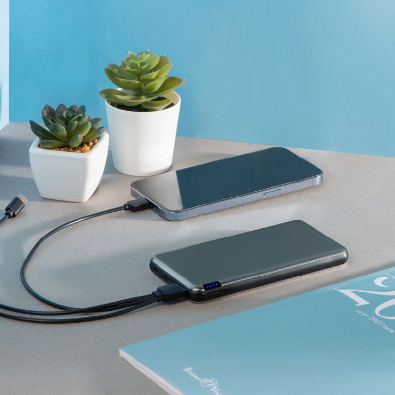 Внешний аккумулятор «Forge» v.2, металл, 10000mah, серый Внешний аккумулятор «Forge» v.2, металл, 10000mah, серый