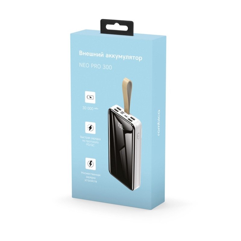 Внешний аккумулятор Rombica NEO PRO-300 White (Р)