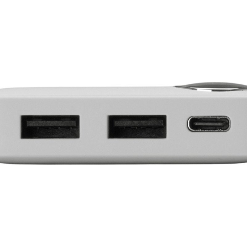 Внешний аккумулятор с дисплеем «Mild», 10 000 mAh, белый