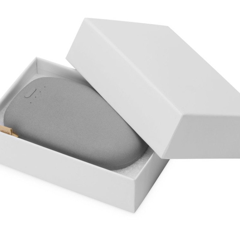 Внешний аккумулятор в форме камня «Stone», 10400 mAh, серый Внешний аккумулятор в форме камня «Stone», 10400 mAh, серый
