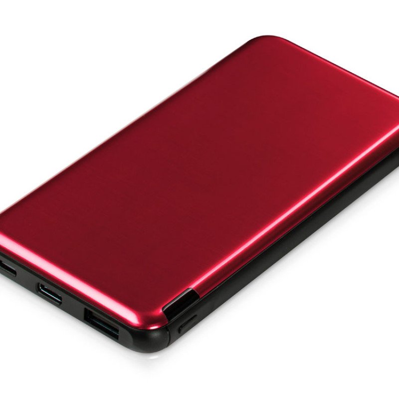 Внешний аккумулятор «Forge» v.2, металл, 10000mah, красный Внешний аккумулятор «Forge» v.2, металл, 10000mah, красный
