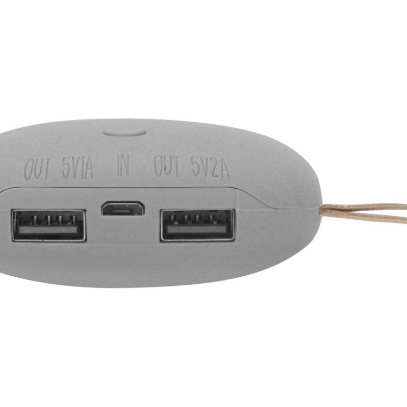 Универсальное зарядное устройство power bank в форме камня. 7800MAH. gray (Р)