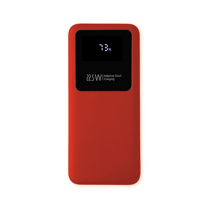 Внешний аккумулятор Kris soft touch, 10000mAh (Красный) Внешний аккумулятор Kris soft touch, 10000mAh (Красный)
