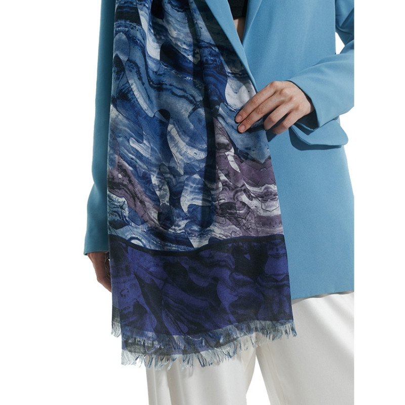 Шарф/ Палантин «Уральский хребет»