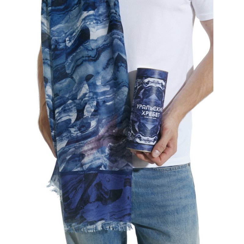 Шарф/ Палантин «Уральский хребет»