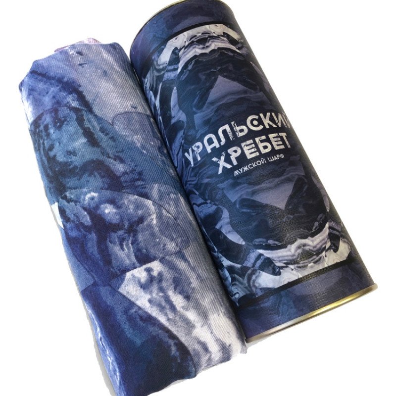 Шарф/ Палантин «Уральский хребет»