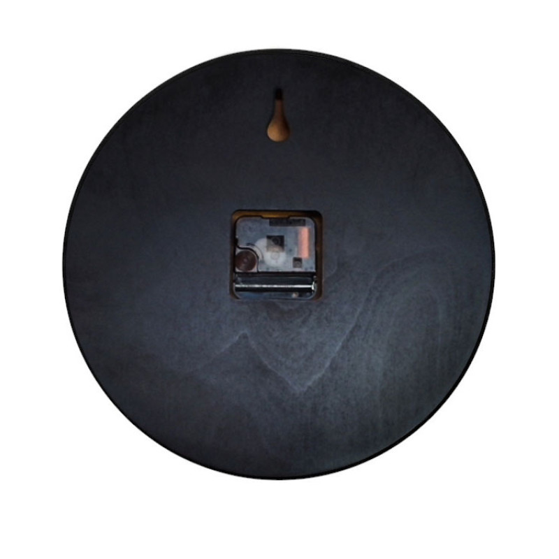 Часы настенные "Lander" S, белые с черным