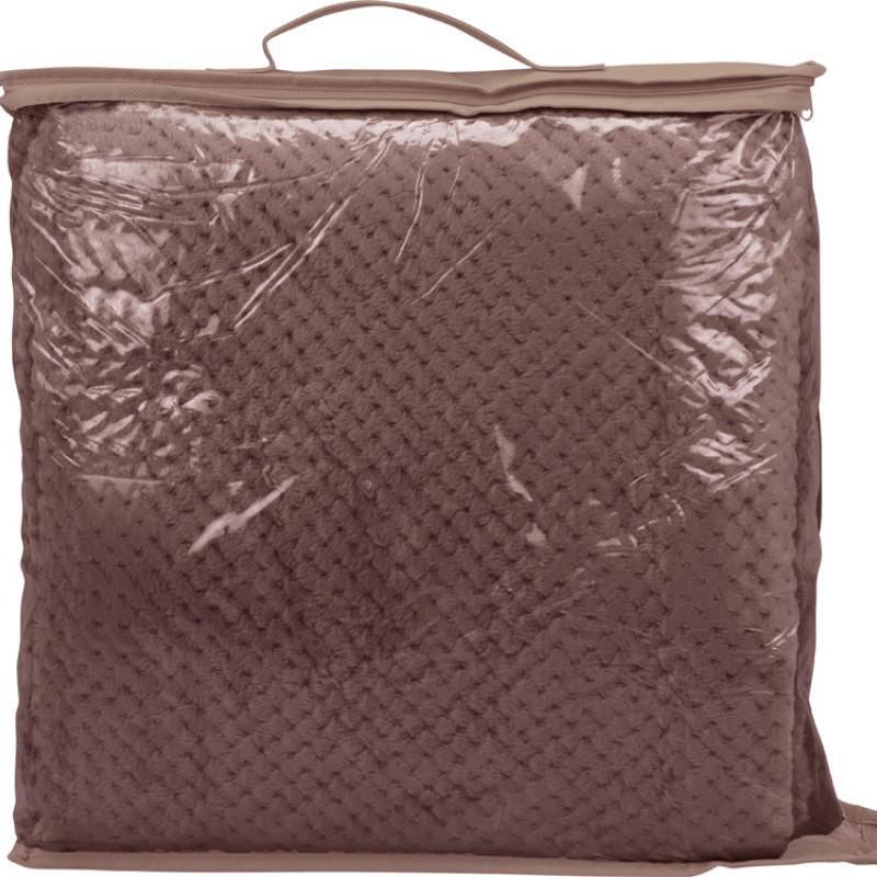 Плед «Фолд», шоколадный