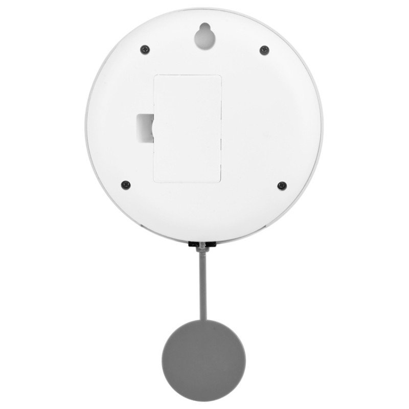 Настенные часы с маятником "Pendulum", белый