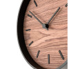 Часы настенные "Tiger" S, черный, орех