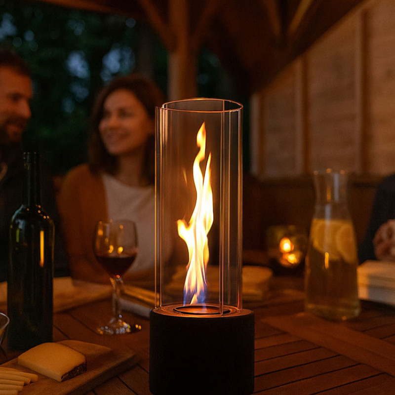 Биокамин с вьющимся пламенем "Dance of flame"