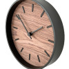 Часы настенные "Tiger" S, черный, орех
