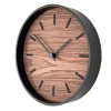 Часы настенные "Tiger" S, черный, орех