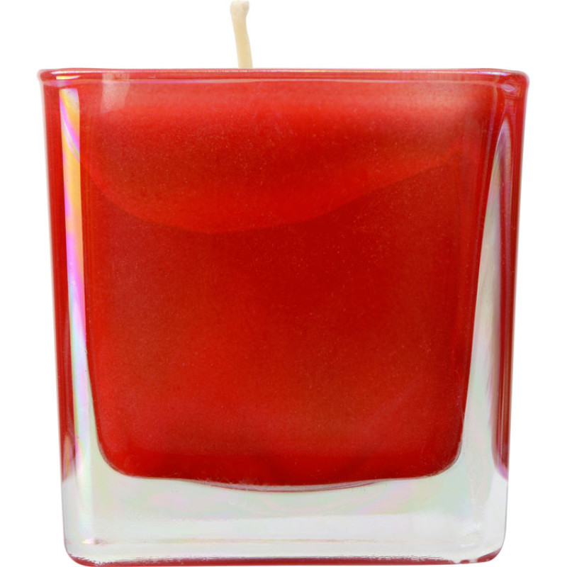 Свеча парафиновая парфюмированная в стекле "Palo", красная
