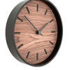 Часы настенные "Tiger" S, черный, орех