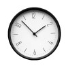 Часы настенные "Lander" S, белые с черным
