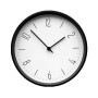 Часы настенные "Lander" S, белые с черным