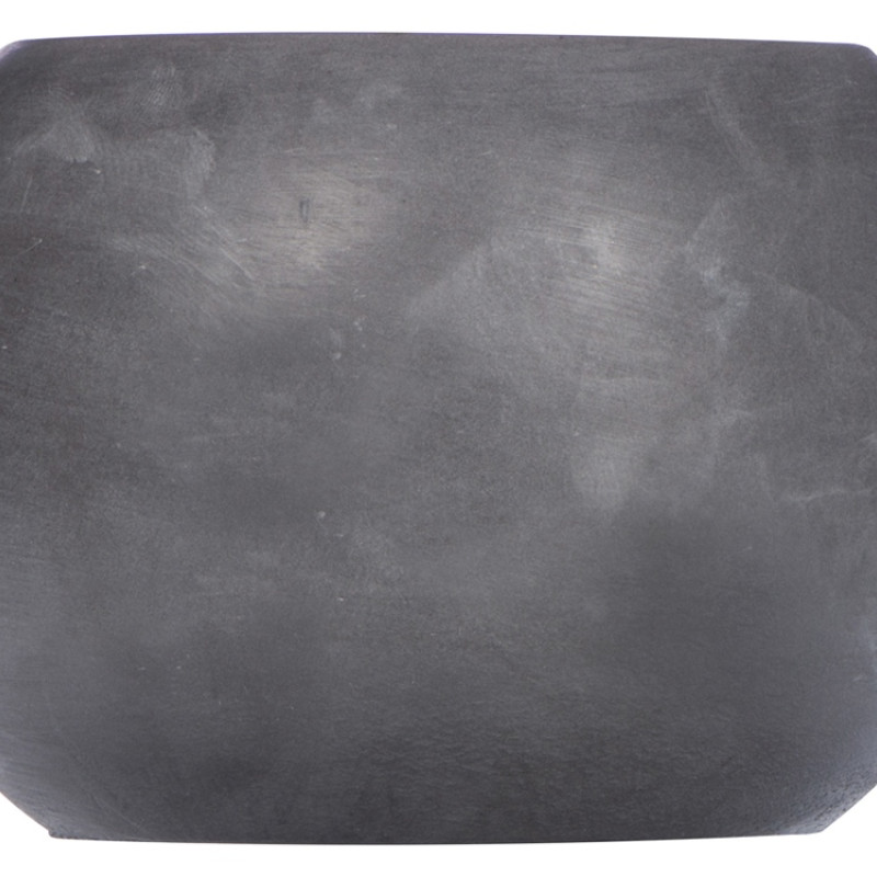 Круглая свечка в бетоне, фитиль дерево, spices