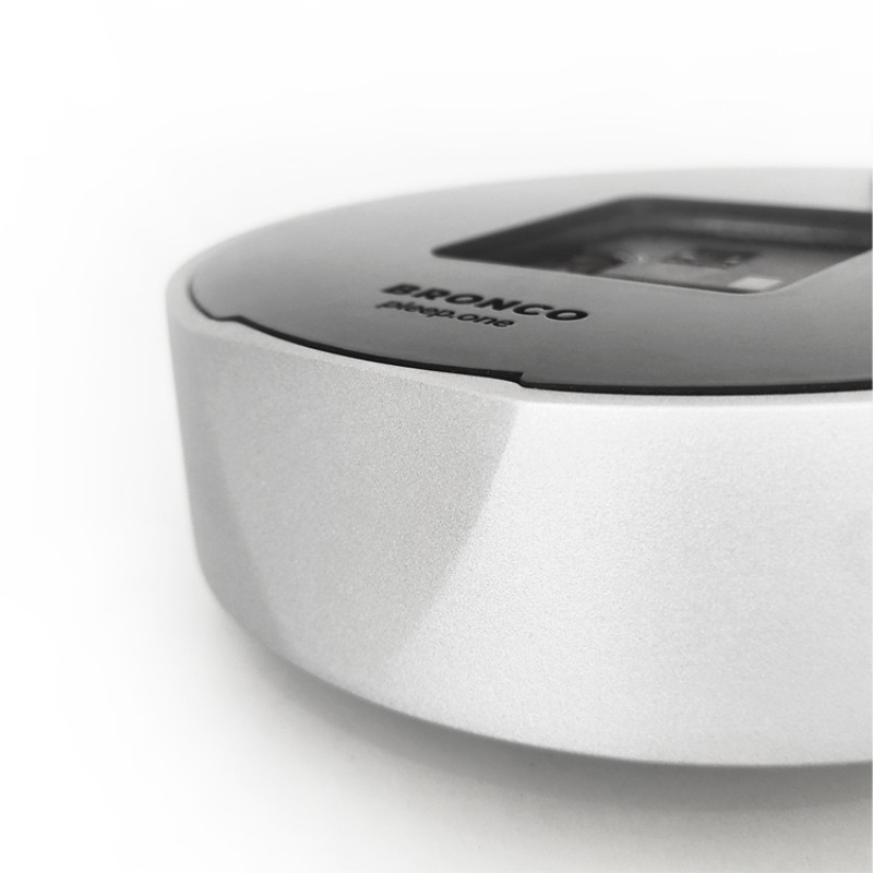 Часы настольные "Sparky" XXS, серебристые