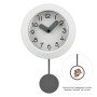 Настенные часы с маятником "Pendulum", белый